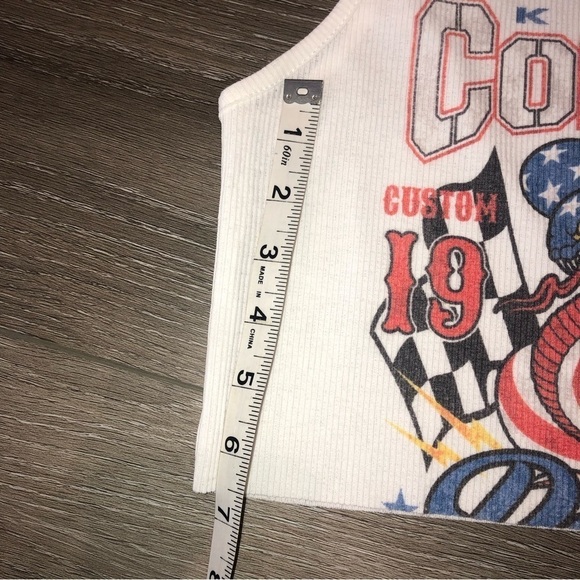 Princess Polly King Cobra Snake White Crop Tank Top Size 2 NWT Womens Small - Picture 4 of 8